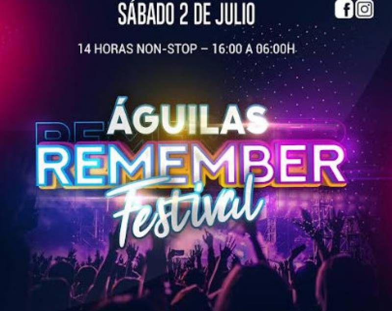 July 2 First edition of the Aguilas Remember music festival