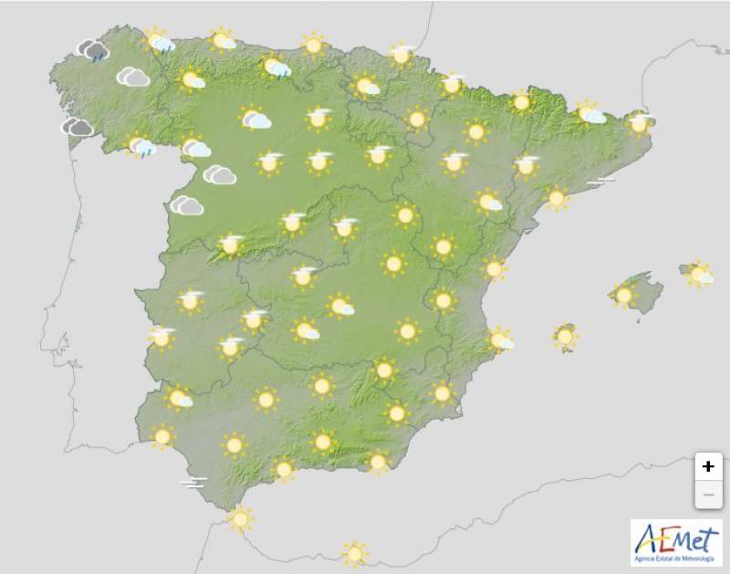 <span style='color:#780948'>ARCHIVED</span> - Spain set for a scorcher: weather forecast May 16-19