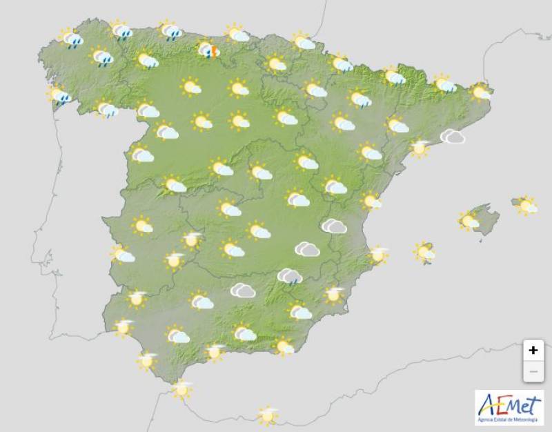 <span style='color:#780948'>ARCHIVED</span> - June arrives with slightly lower temperatures and cloudy skies: Spain weather May 30-June 2
