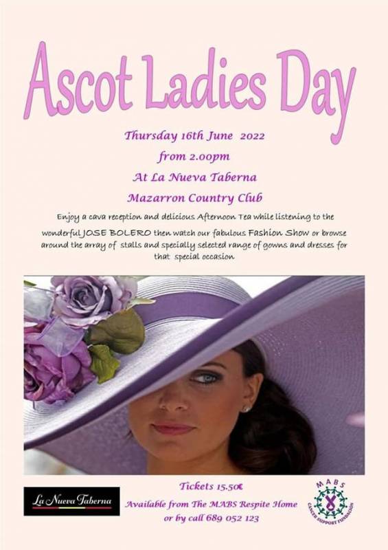 <span style='color:#780948'>ARCHIVED</span> - June 16 MABS Ascot Ladies Day in Mazarrón Country Club