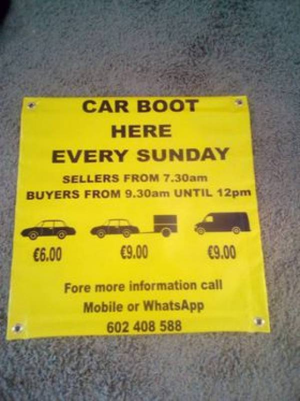 Car Boot Sale at Meson Mariano in Camposol this weekend