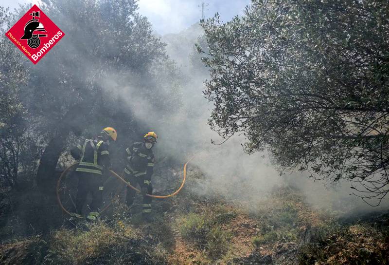 <span style='color:#780948'>ARCHIVED</span> - Extreme risk of forest fires in Alicante province: Monday June 13