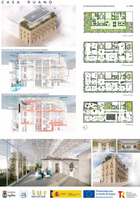 Aguilas presents the winning project for the rehabilitation of the historic Casa Ruano building