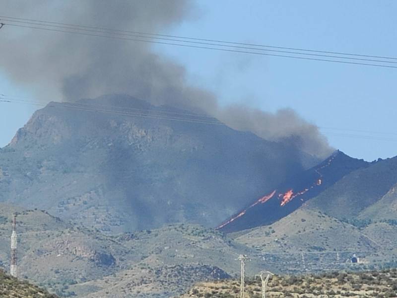 Huge forest fire brought under control in Mazarron