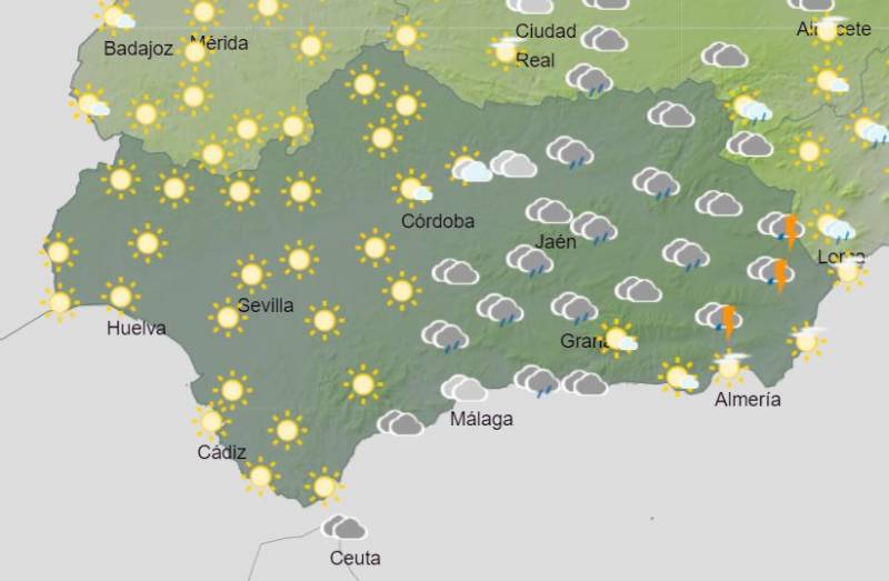 <span style='color:#780948'>ARCHIVED</span> - Heatwave gives way to thunderstorms: Andalusia weather forecast June 20-26