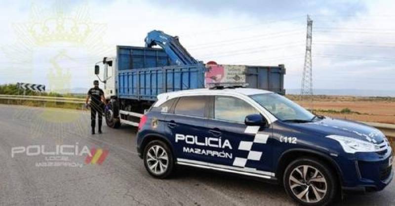 <span style='color:#780948'>ARCHIVED</span> - Lorry suspected of involvement in the latest Camposol ATM theft recovered