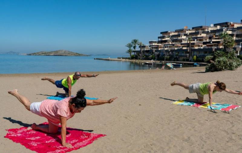Free summer beach fitness activities at the beaches of Cartagena 2022