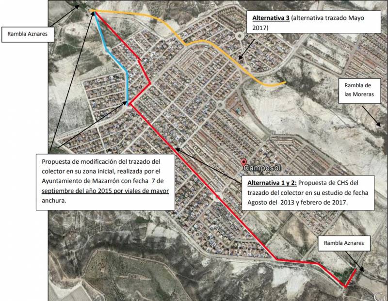 <span style='color:#780948'>ARCHIVED</span> - Camposol rambla diversion, preferred option to be evaluated