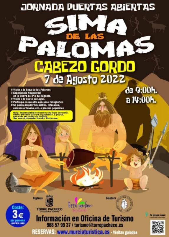 <span style='color:#780948'>ARCHIVED</span> - August 7 Multi-activity morning at the Neanderthal dig site of Sima de las Palomas in Torre Pacheco