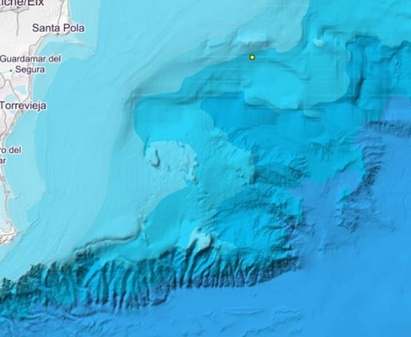 <span style='color:#780948'>ARCHIVED</span> - 1.9 magnitude mini-earthquake recorded off Santa Pola coast, Alicante