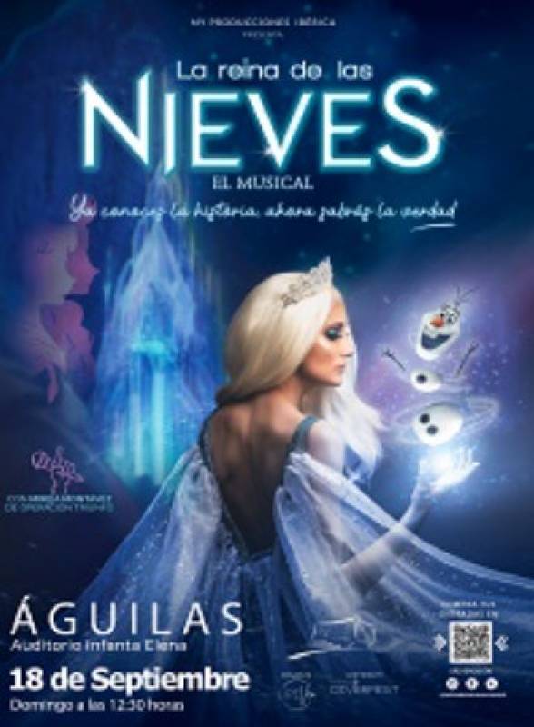 <span style='color:#780948'>ARCHIVED</span> - September 18 The Snow Queen musical at the Aguilas auditorium