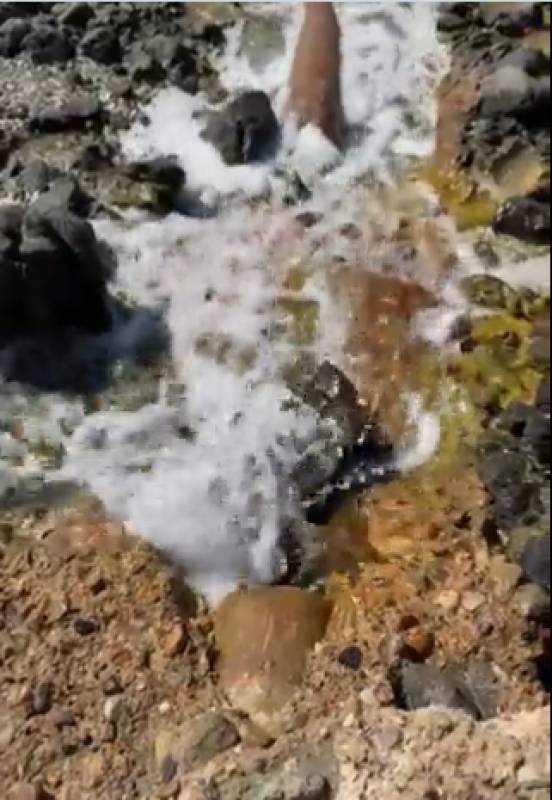 Fears that discharge in La Manga could be wastewater leak