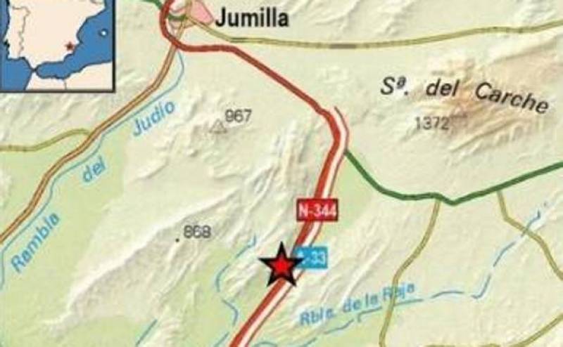 <span style='color:#780948'>ARCHIVED</span> - Earthquake measuring 3.1 on the Richter scale felt in Jumilla this weekend