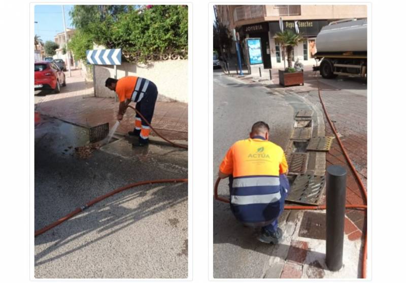 Mazarron and Puerto get ready for torrential rains by cleaning out waterways