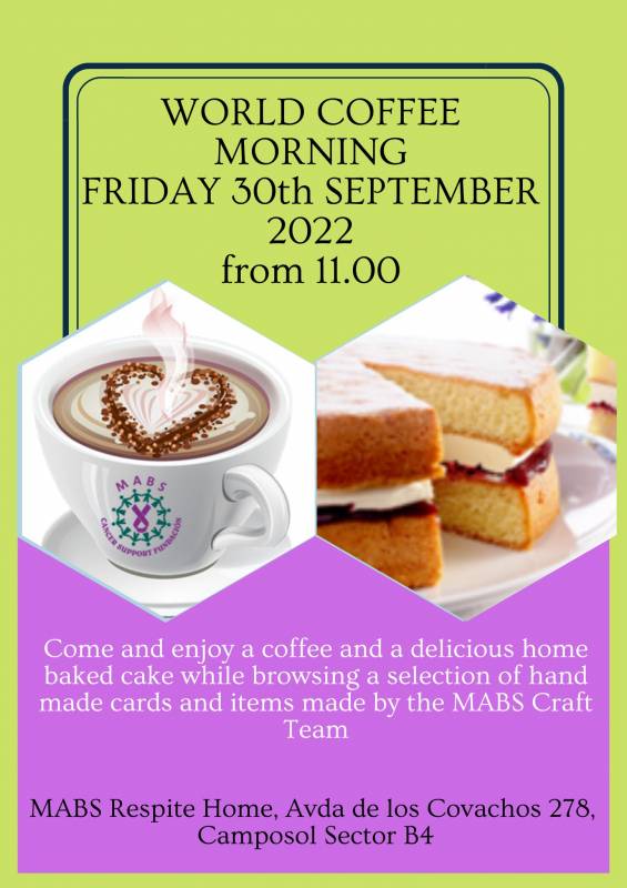 September 30 MABS “World Coffee Morning” in Camposol