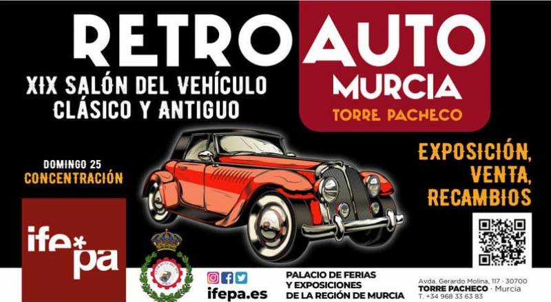 <span style='color:#780948'>ARCHIVED</span> - September 23 to 25 Antiques Fair and Classic Car show at the IFEPA in Torre Pacheco