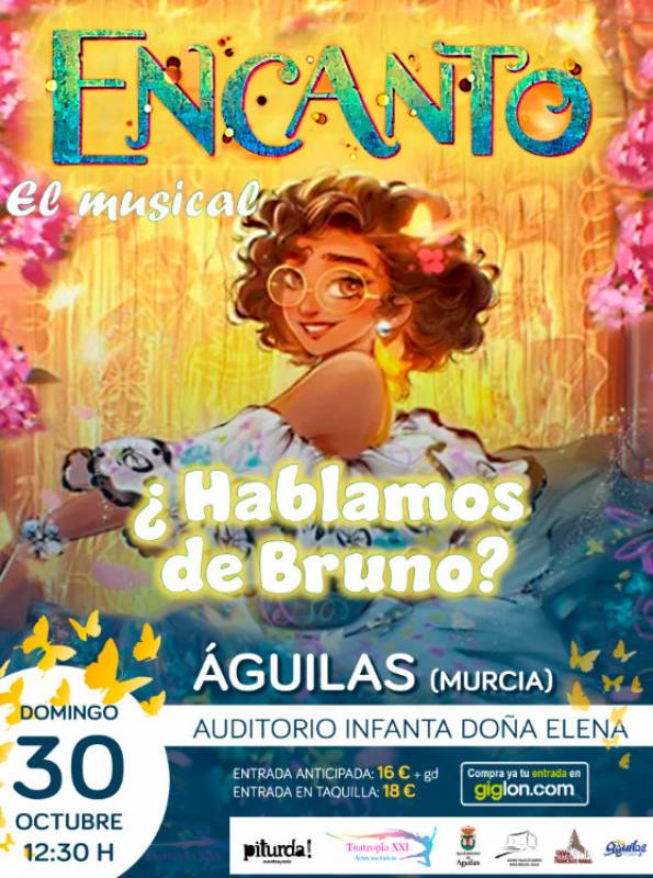 <span style='color:#780948'>ARCHIVED</span> - October 30, Encanto the Musical at the Aguilas auditorium