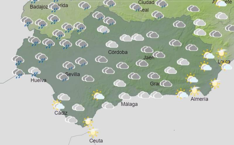 <span style='color:#780948'>ARCHIVED</span> - Rain and plus-30 temperatures all week: Andalusia weather forecast Oct 17-23