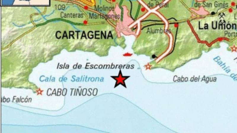 <span style='color:#780948'>ARCHIVED</span> - Two earthquakes hit Cartagena in the space of just two minutes