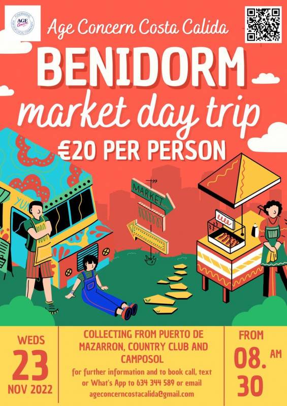 <span style='color:#780948'>ARCHIVED</span> - November 23 Age Concern Day Trip to Benidorm Market