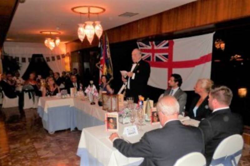 <span style='color:#780948'>ARCHIVED</span> - Merriment for Royal Navy Torrevieja Branch at Trafalgar Day Celebration