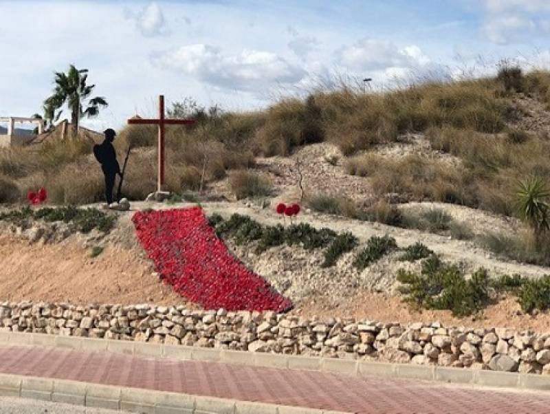 <span style='color:#780948'>ARCHIVED</span> - Camposol Sector D Gardening and Community Group create poppy displays for Armistice Day