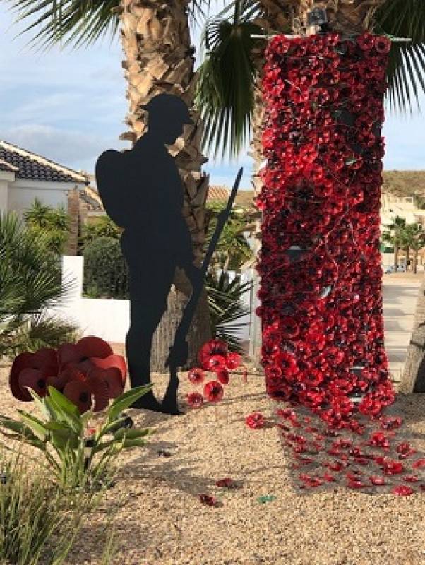 <span style='color:#780948'>ARCHIVED</span> - Camposol Sector D Gardening and Community Group create poppy displays for Armistice Day