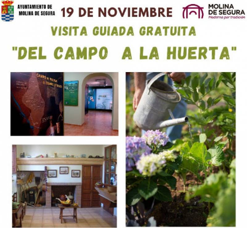 <span style='color:#780948'>ARCHIVED</span> - November 19 Free guided tour of the Huerta countryside around Molina de Segura