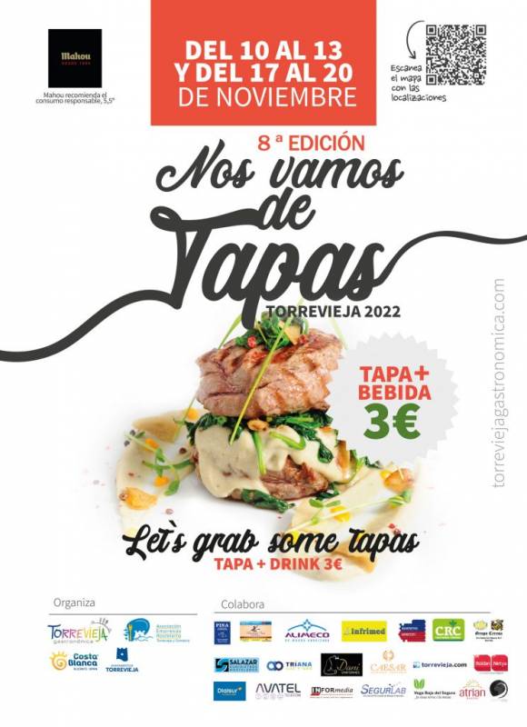 <span style='color:#780948'>ARCHIVED</span> - Tapas time in Torrevieja: November 10-13 and 17-20