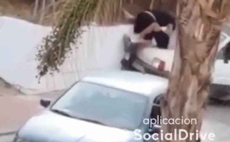 VIDEO: Police probe after clip of van driver ramming two men on the Costa del Sol goes viral