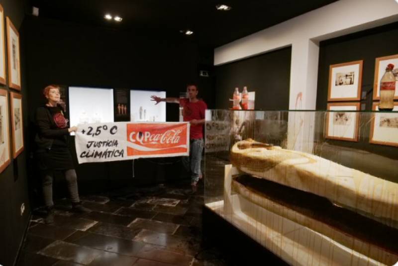 Security increased in museums across Spain after energy activists vandalise Tutankhamun replica