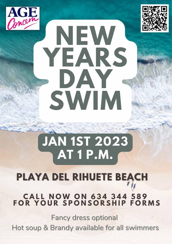 <span style='color:#780948'>ARCHIVED</span> - January 1 2023 Age Concern New Years Day Swim Puerto de Mazarron