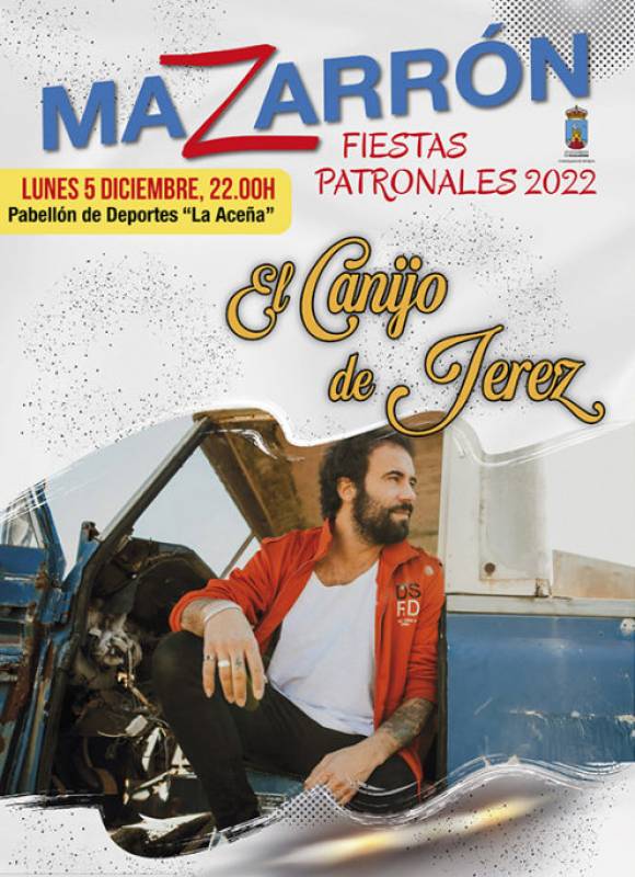 December 5 El Canijo de Jerez in concert during the Mazarron Fiestas Patronales