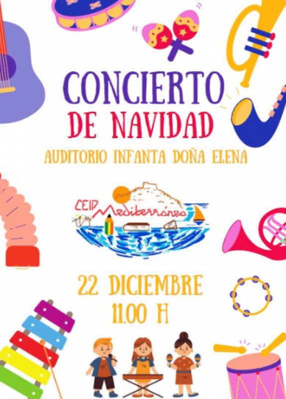 December 22 Free children’s Christmas carol concert at the Aguilas auditorium