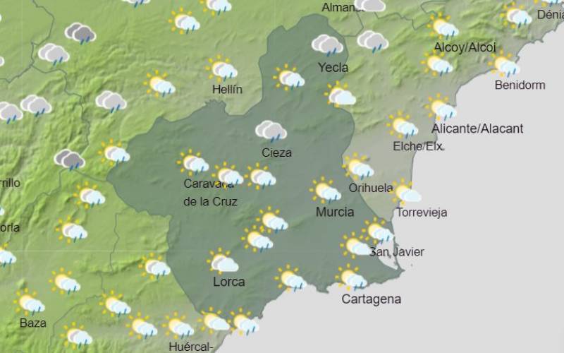 <span style='color:#780948'>ARCHIVED</span> - Southern Spain finally gets cold and wet as Christmas nears: Murcia weather forecast November 28-December 4