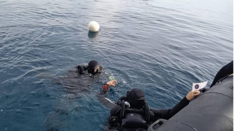<span style='color:#780948'>ARCHIVED</span> - Spanish Navy called in to dispose of German aircraft bomb discovered off the coast of Aguilas