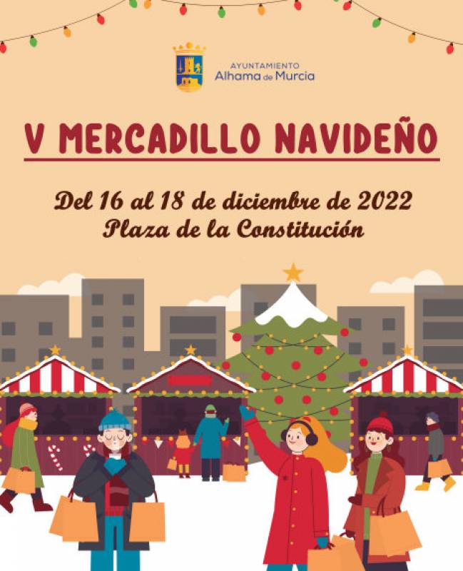 December 16 to 18 Christmas market in Alhama de Murcia