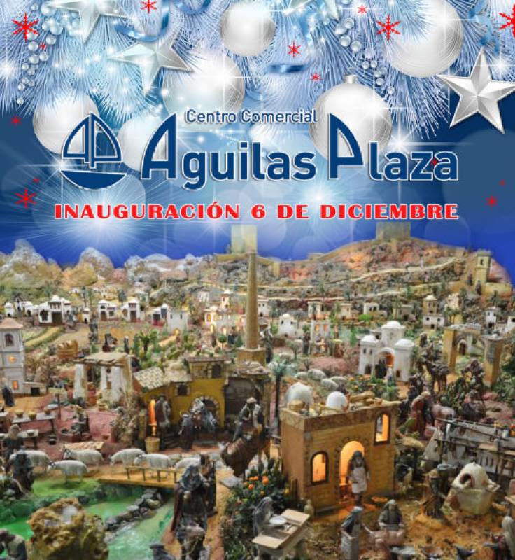 Municipal nativity scene in the Aguilas Plaza shopping mall