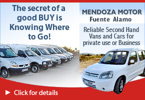 Mendoza Motor offers specialist second hand van sales in Fuente Álamo