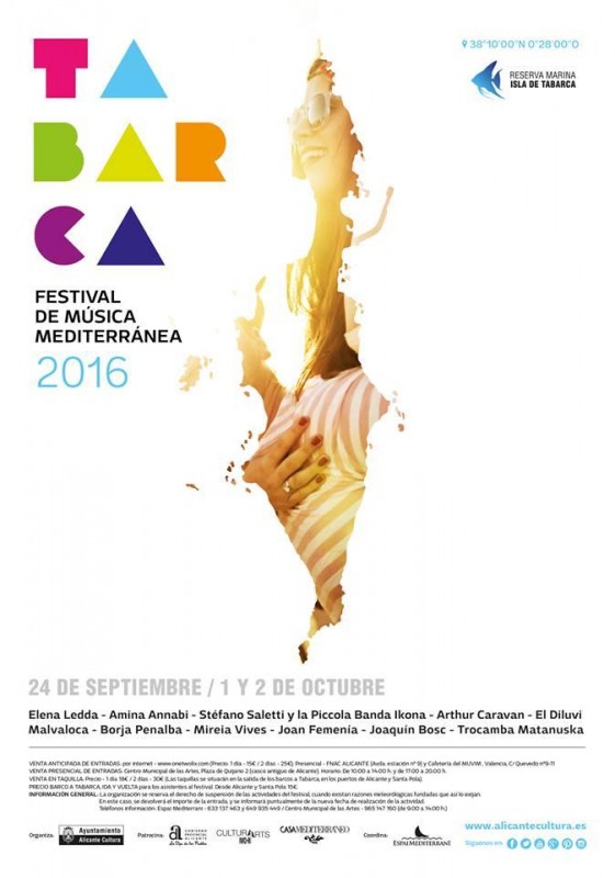 <span style='color:#780948'>ARCHIVED</span> - 1st to 2nd October Mediterranean Music Festival on Isla Tabarca