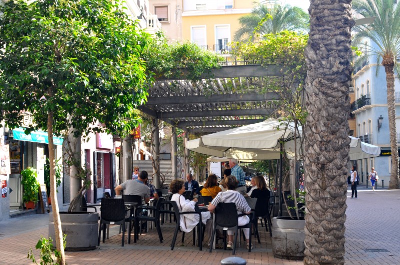 The Plaza Nueva in Alicante City