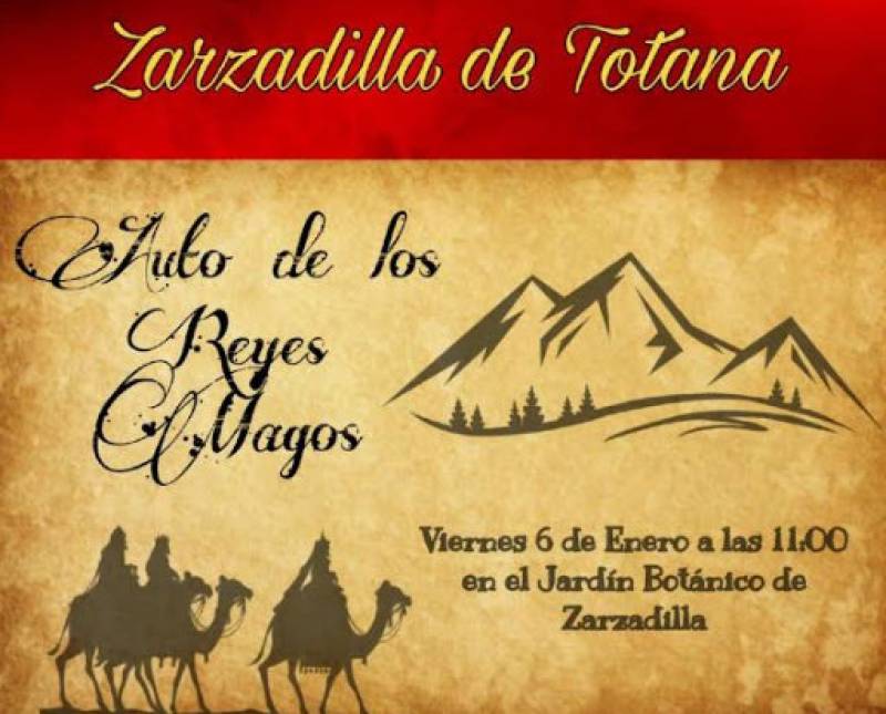 January 6 Open-air Three Kings play in the Lorca village of Zarzadilla de Totana