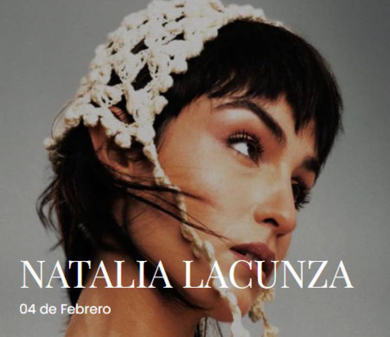 February 4 Natalia Lacunza in concert in Lorca