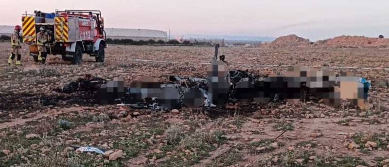 <span style='color:#780948'>ARCHIVED</span> - Private plane crash in San Javier leaves two pilots dead