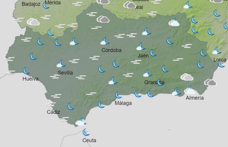 <span style='color:#780948'>ARCHIVED</span> - Rain and fog give way to a splendid end to the week: Andalusia weather forecast January 9-15