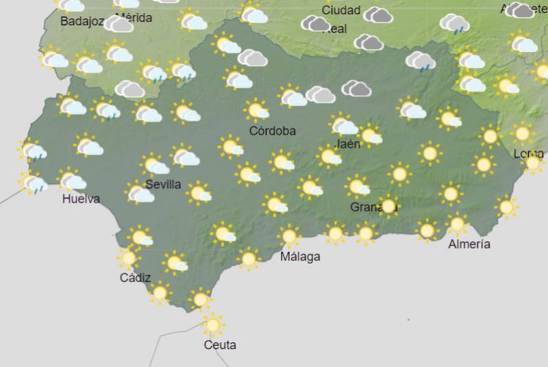 <span style='color:#780948'>ARCHIVED</span> - Rain and fog give way to a splendid end to the week: Andalusia weather forecast January 9-15