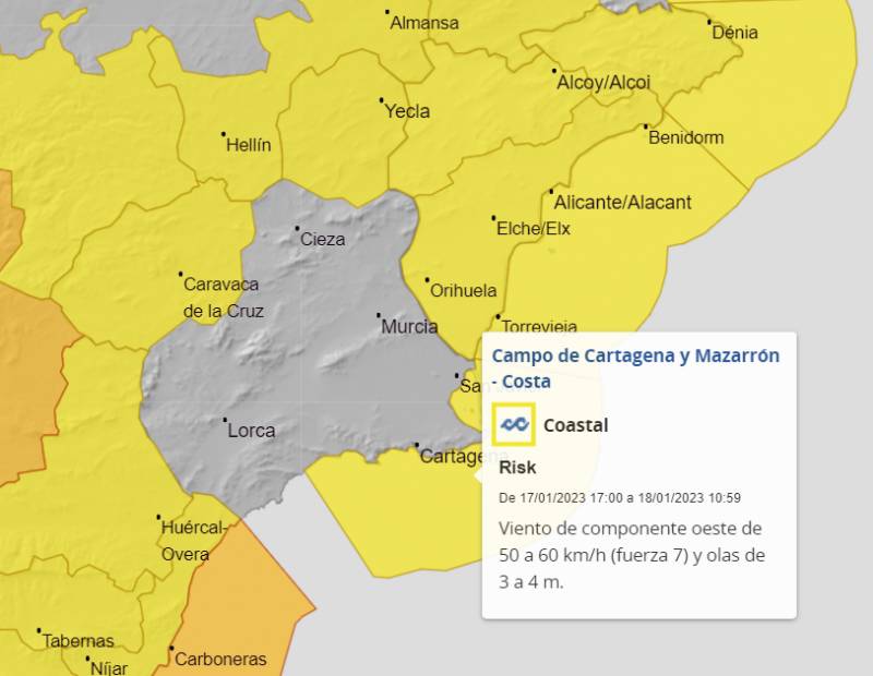 <span style='color:#780948'>ARCHIVED</span> - Murcia Region once again hottest place in Spain, but strong winds cause nearly 100 accidents