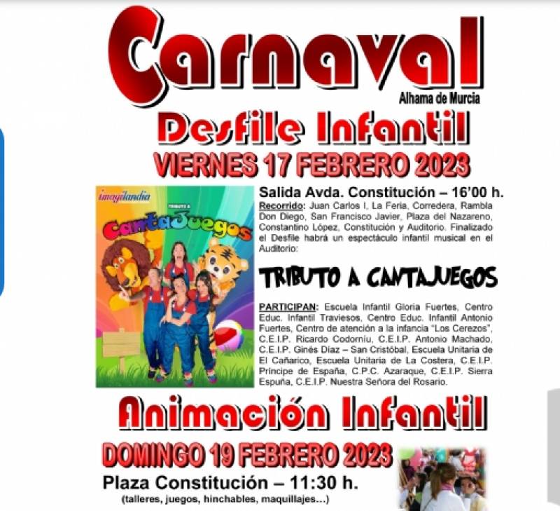February 17-25 Alhama de Murcia Carnival 2023