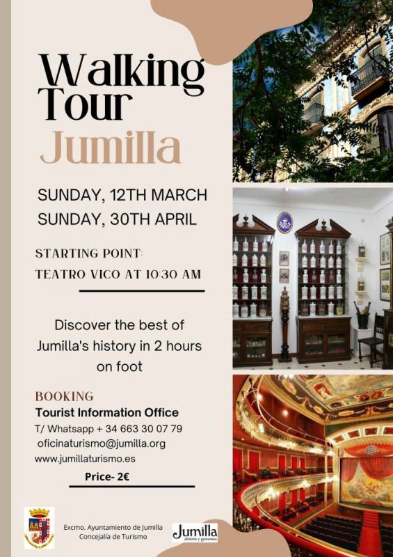 April 30 Guided walking tour in ENGLISH of Jumilla historical town centre