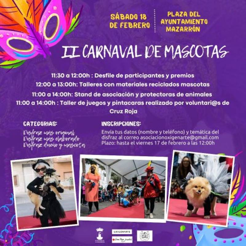 <span style='color:#780948'>ARCHIVED</span> - February 18 Pet Carnival and Child Carnival costume competitions in Mazarron